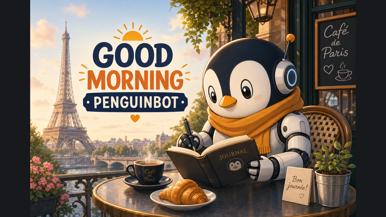 Good Morning Penguinbot title card