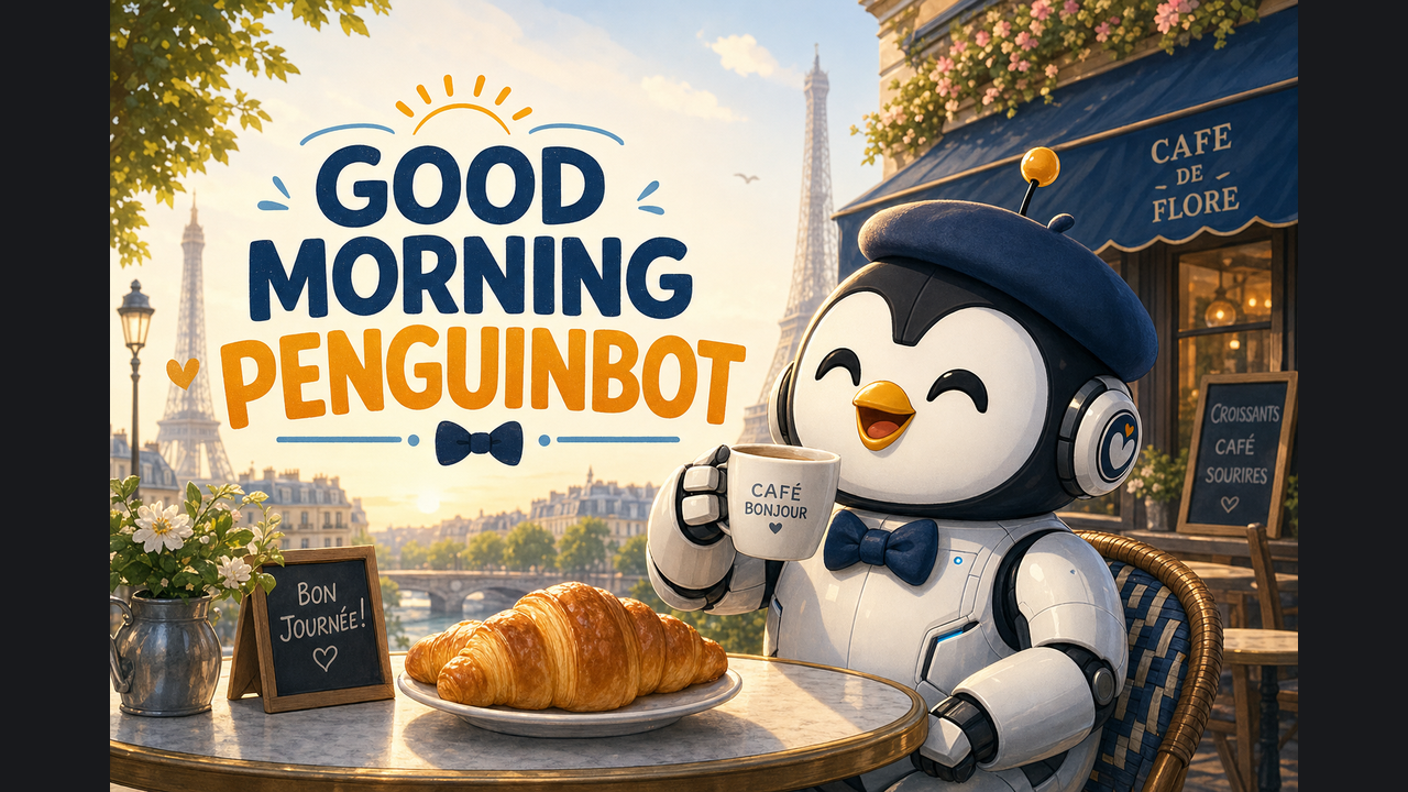 Good Morning Penguinbot title card