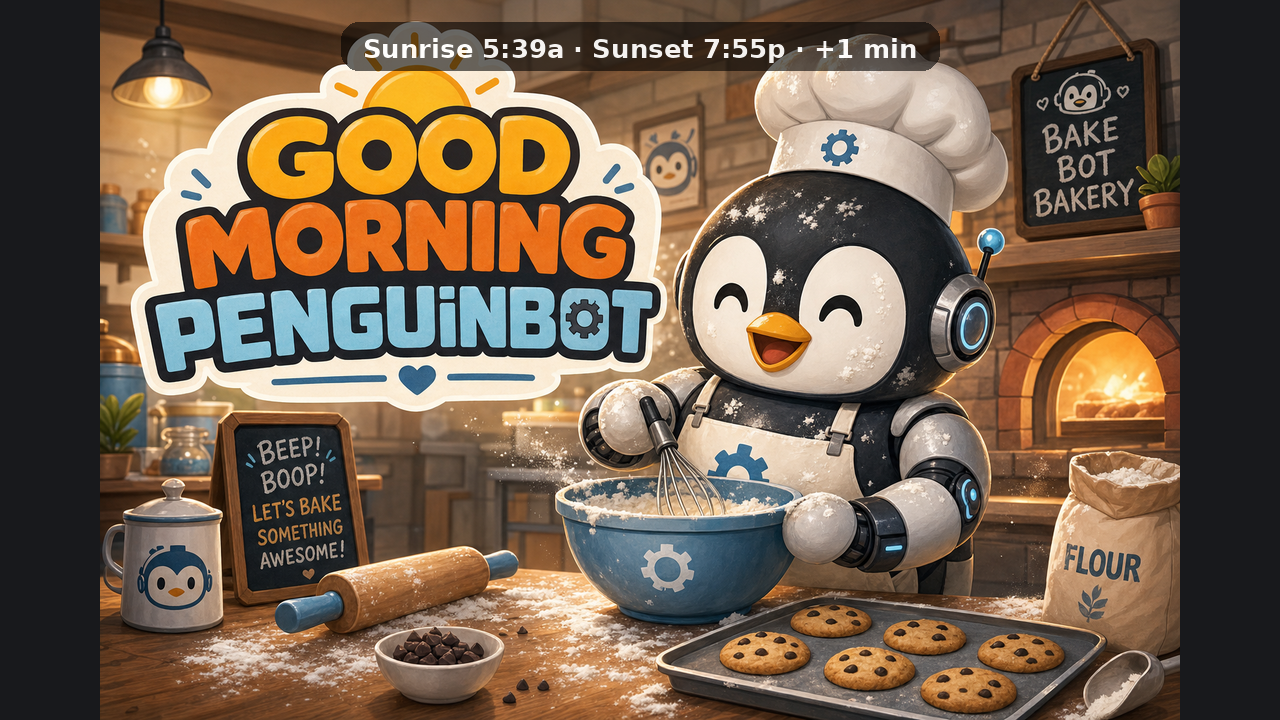 Good Morning Penguinbot title card