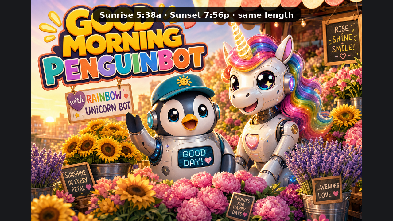 Good Morning Penguinbot title card
