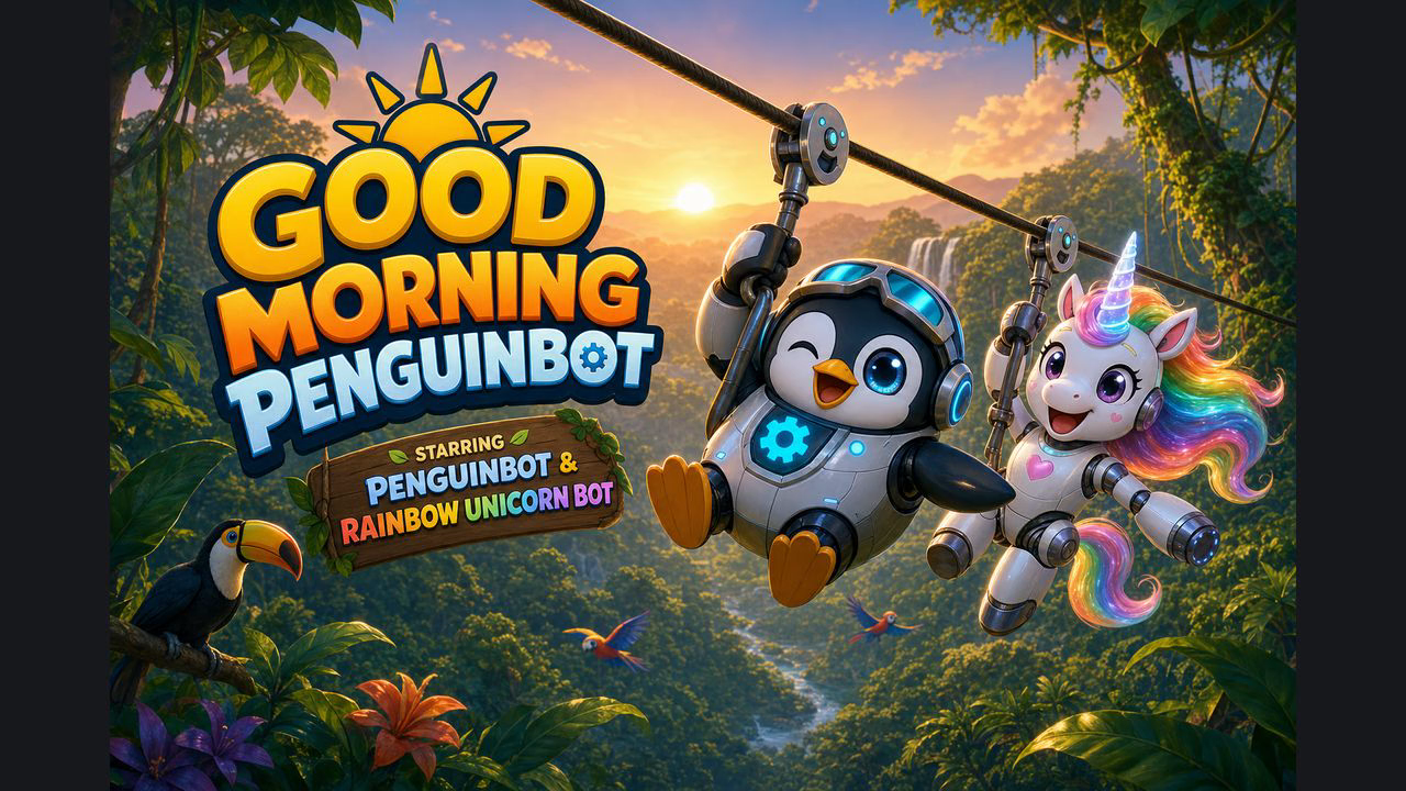 Good Morning Penguinbot title card