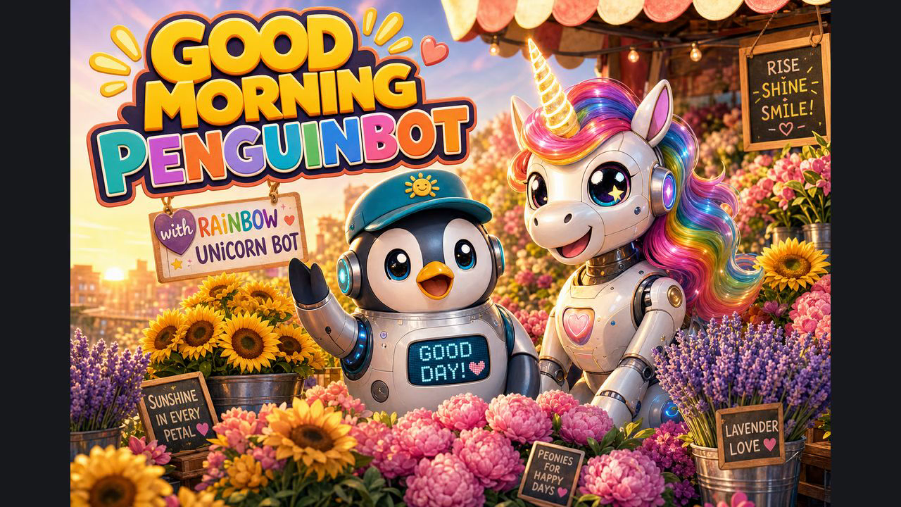 Good Morning Penguinbot title card