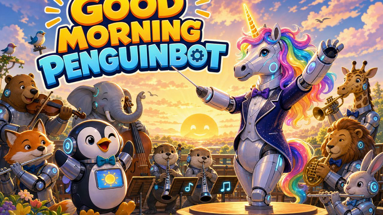 Good Morning Penguinbot title card