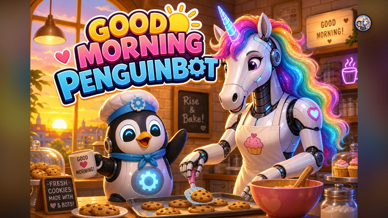Good Morning Penguinbot title card