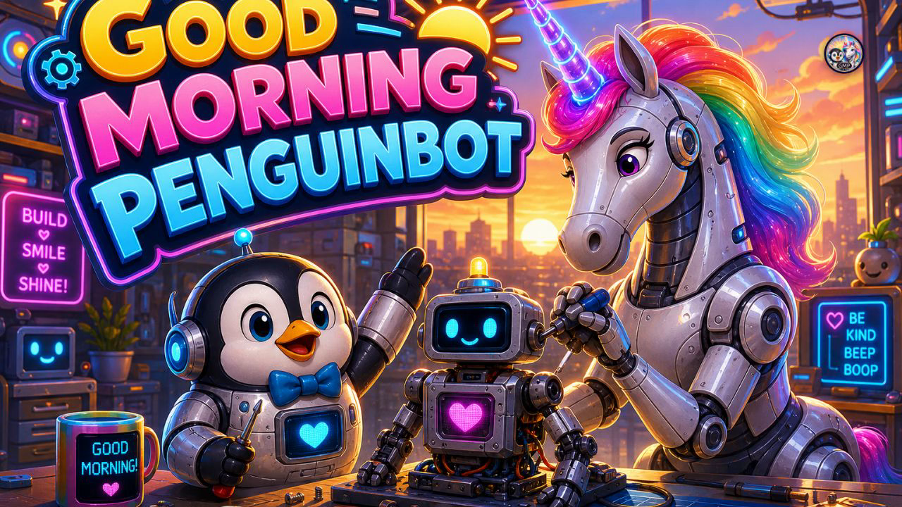 Good Morning Penguinbot title card