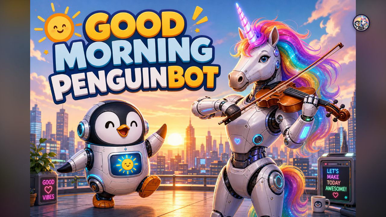 Good Morning Penguinbot title card
