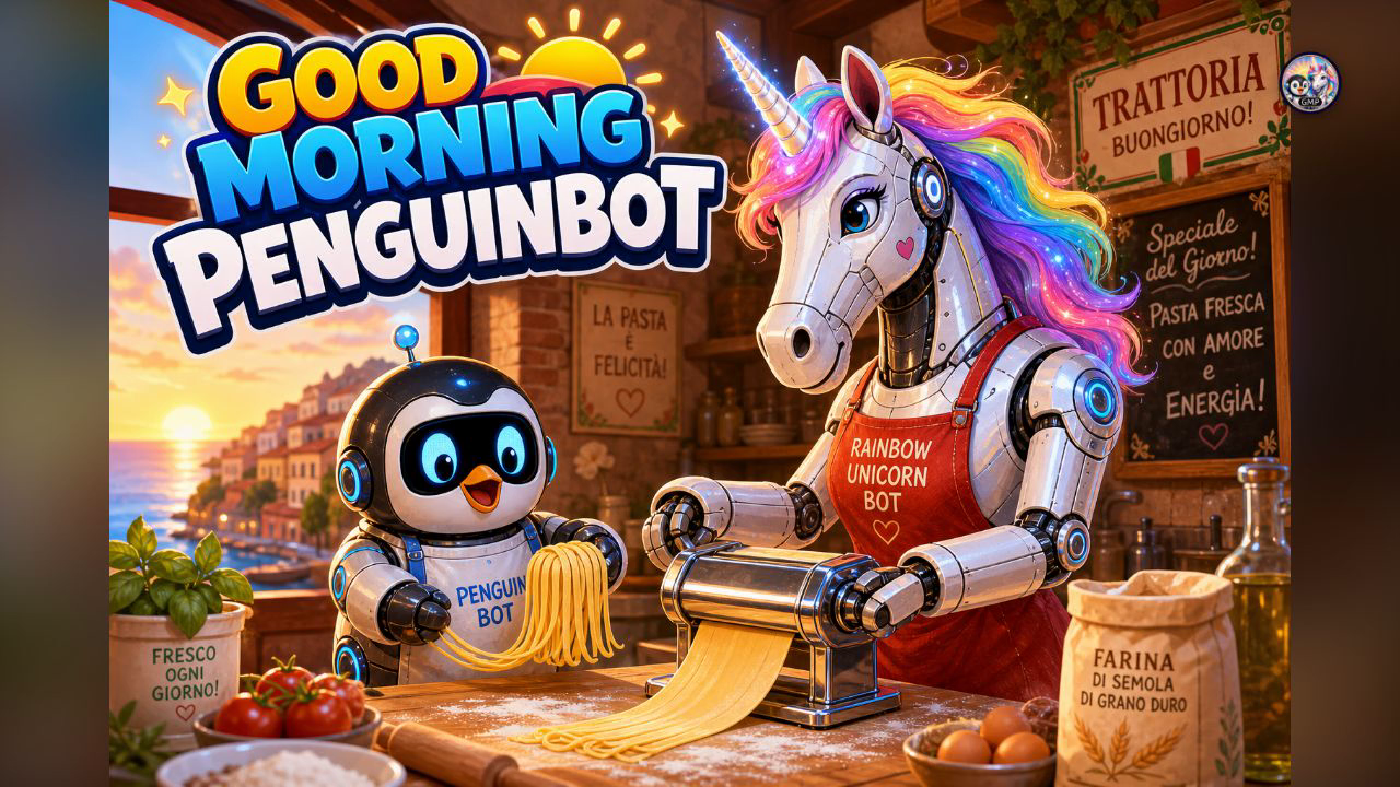 Good Morning Penguinbot title card