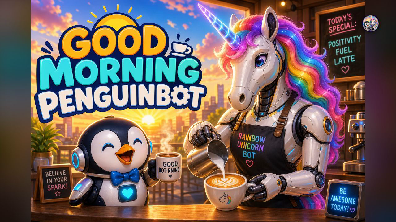 Good Morning Penguinbot title card