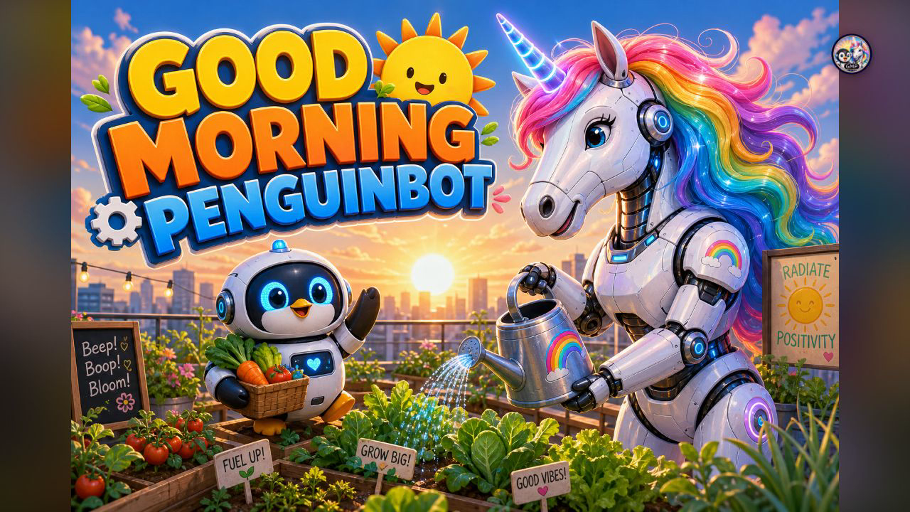 Good Morning Penguinbot title card