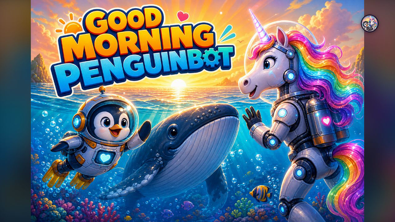 Good Morning Penguinbot title card