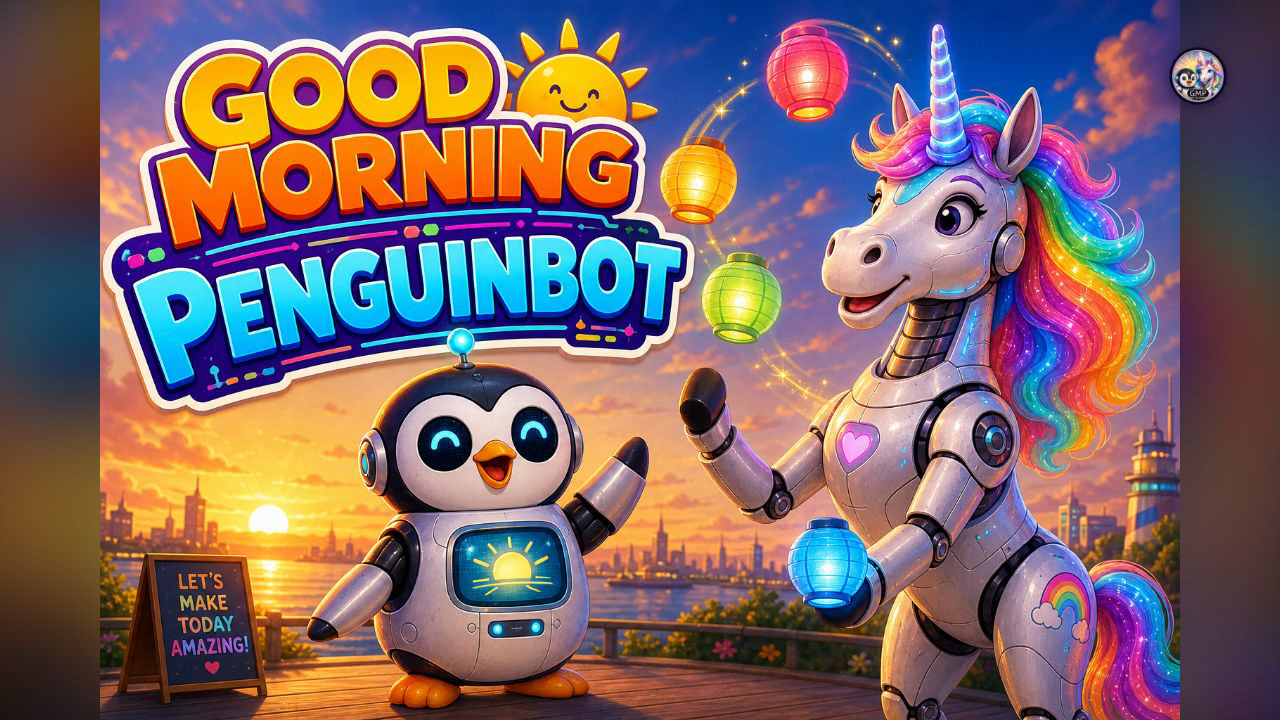 Good Morning Penguinbot title card