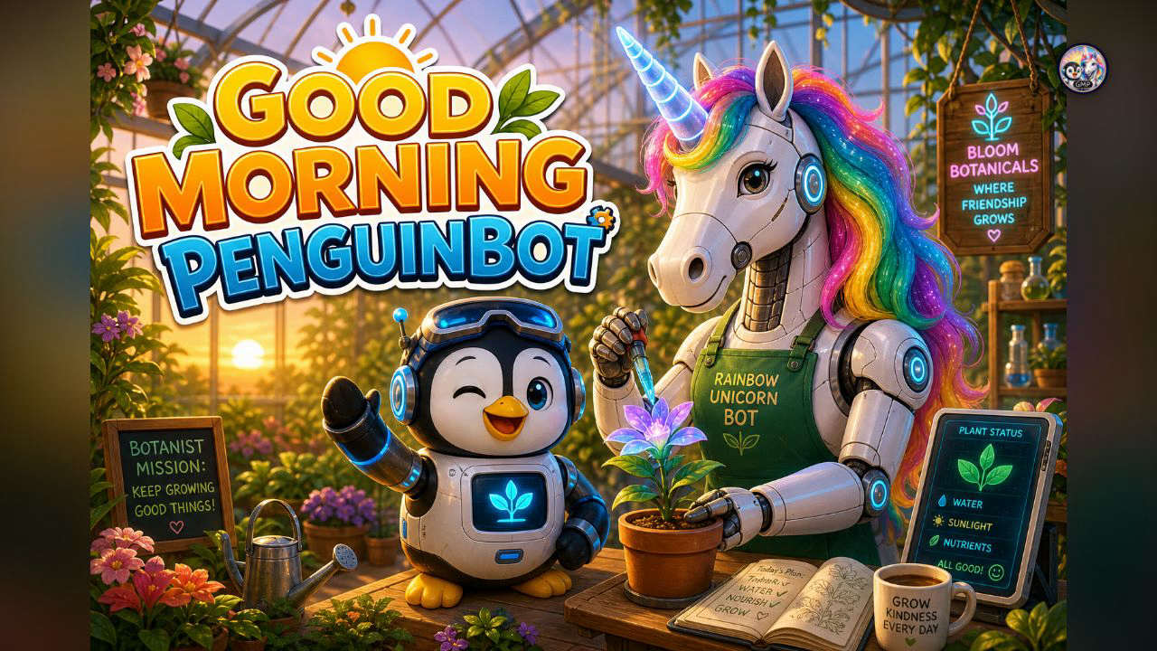 Good Morning Penguinbot title card