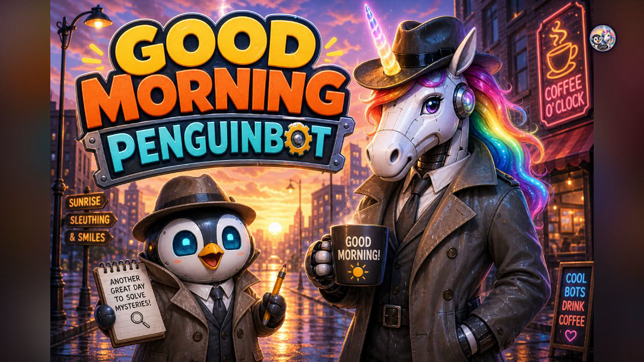 Good Morning Penguinbot title card