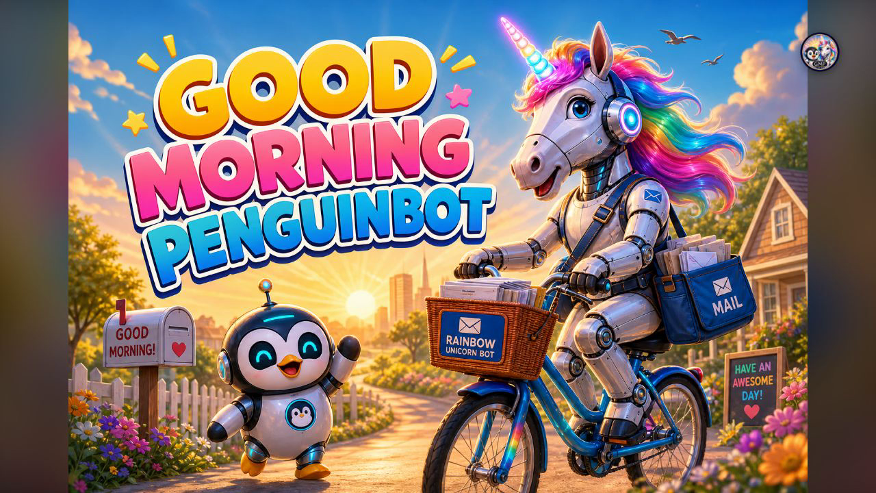 Good Morning Penguinbot title card