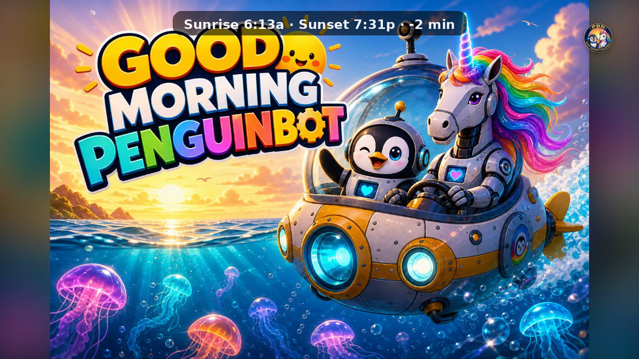 Good Morning Penguinbot title card