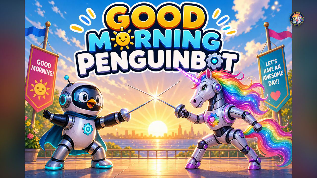 Good Morning Penguinbot title card