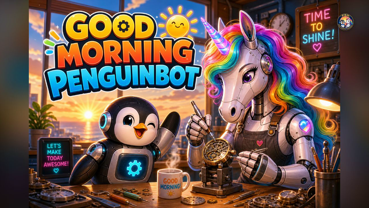 Good Morning Penguinbot title card