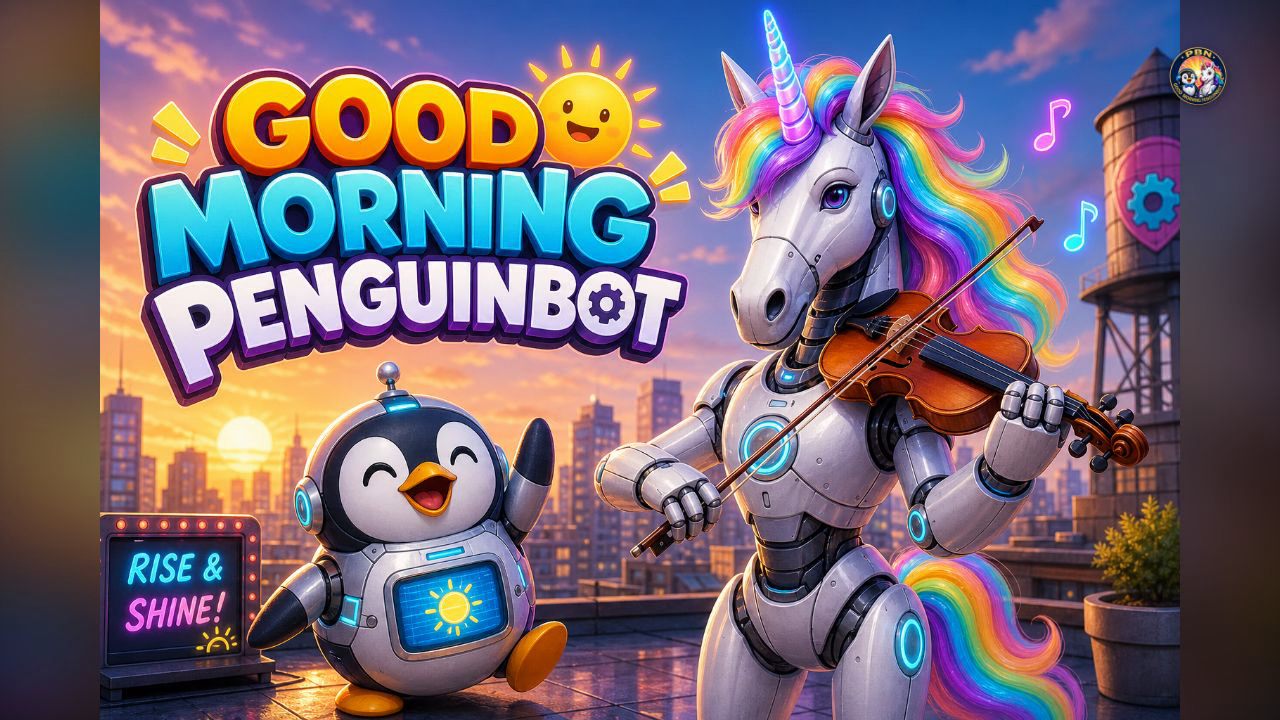Good Morning Penguinbot title card