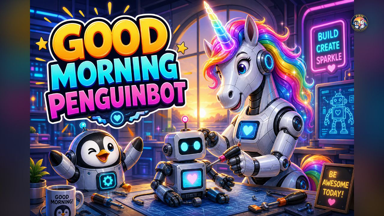 Good Morning Penguinbot title card