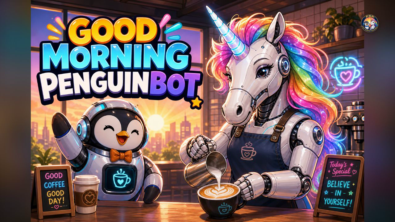 Good Morning Penguinbot title card